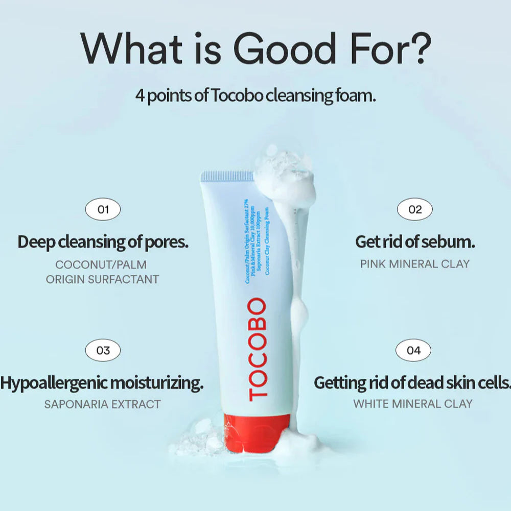 Coconut Clay Cleansing Foam - 150ml